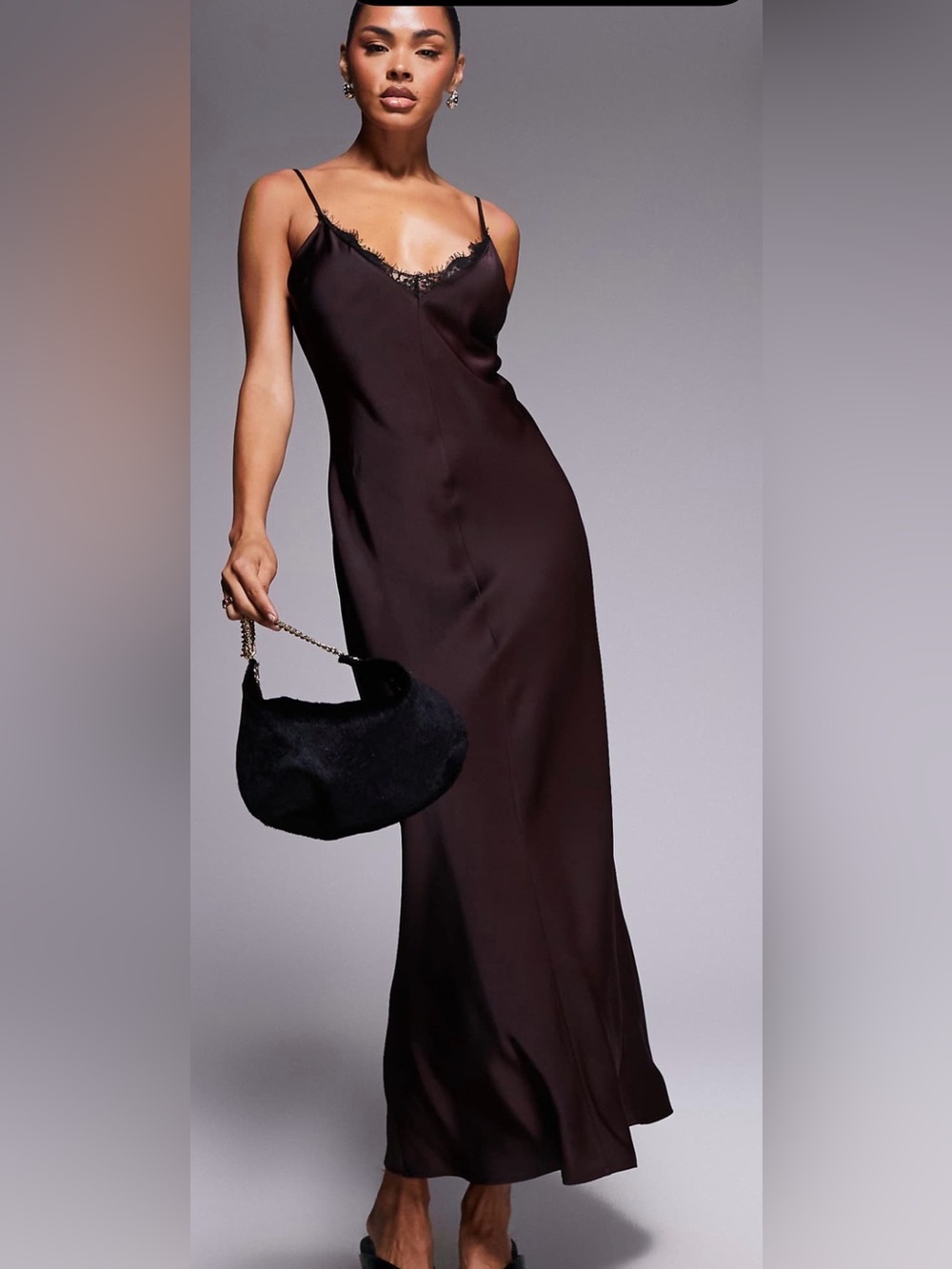 Satin Slip Maxi Dress